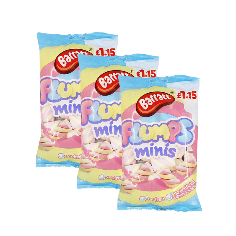 Barratt Mini Flumps Mallow 130gx3PK