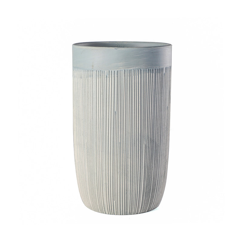 Textured Vase Flower Pot 12x12x20CM
