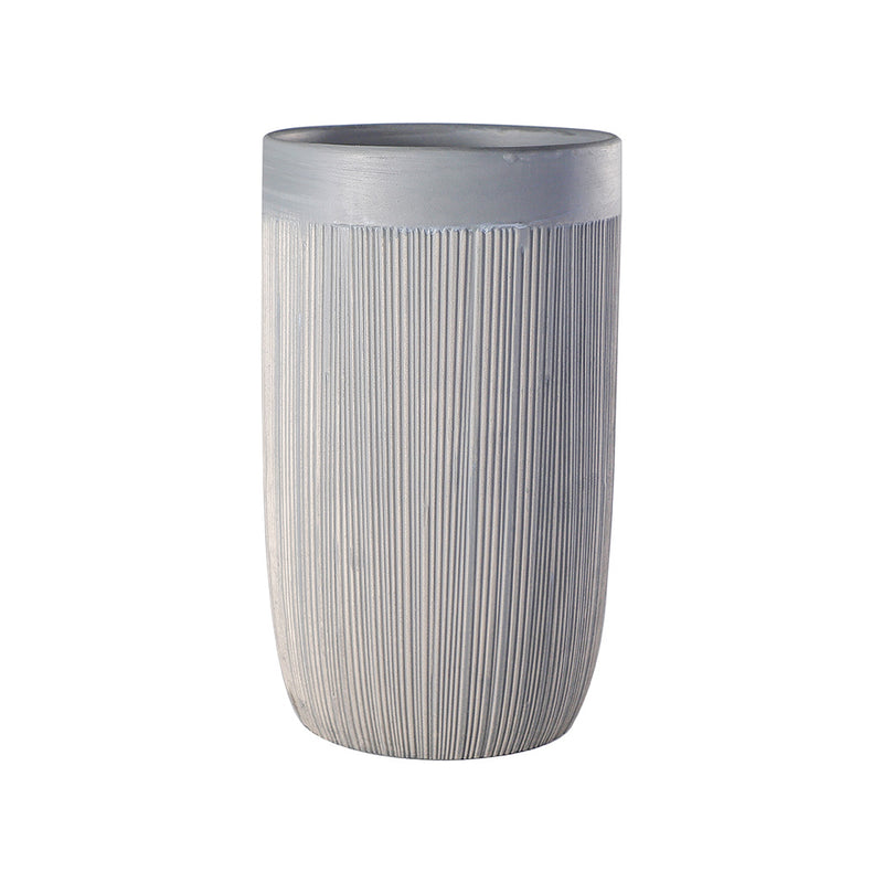 Textured Vase Flower Pot 12x12x20CM