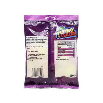 Crazy Candy Factory Flying Saucers Sweets Bag