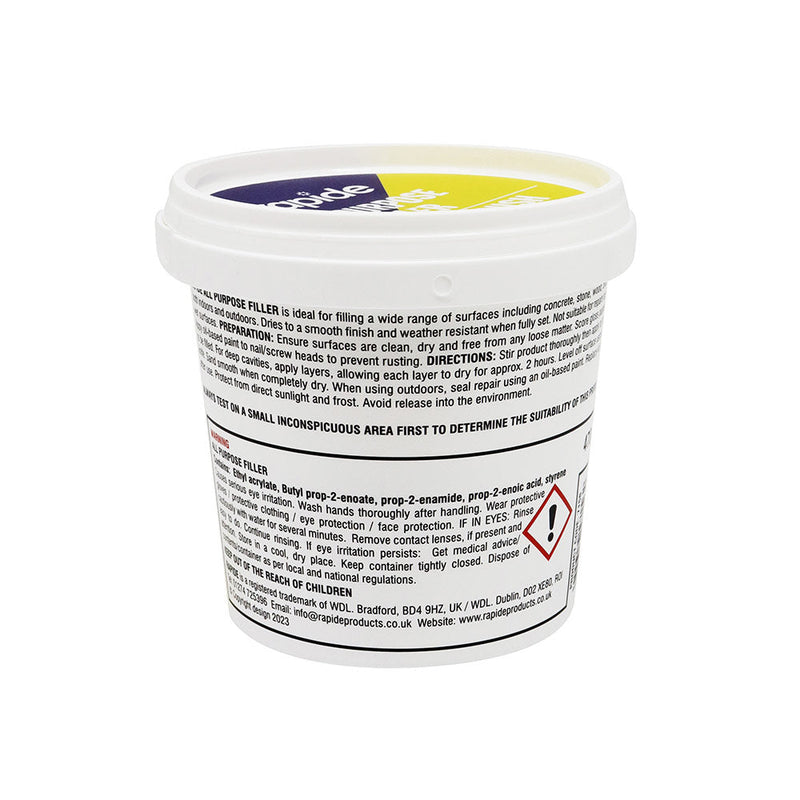Smooth Finish All Purpose Mixed Filler Tub 470ML