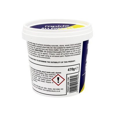 Smooth Finish All Purpose Mixed Filler Tub 470ML