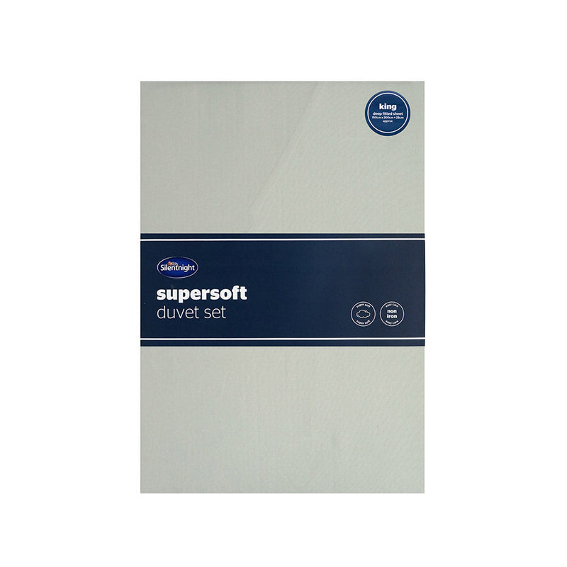 Silentnight Supersoft Duvetset King Size Sage