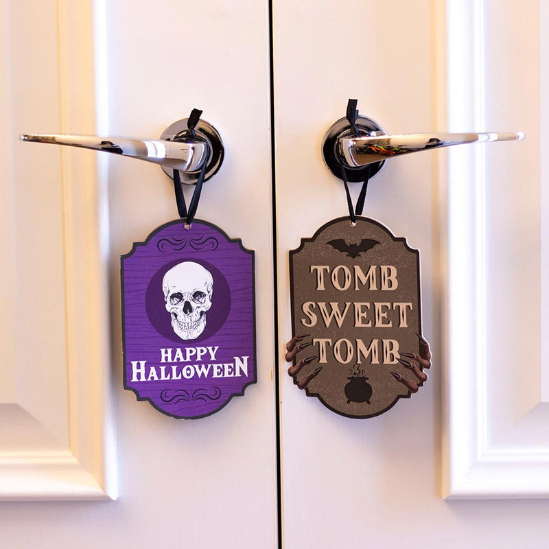 Halloween Hanging Signs 2PC