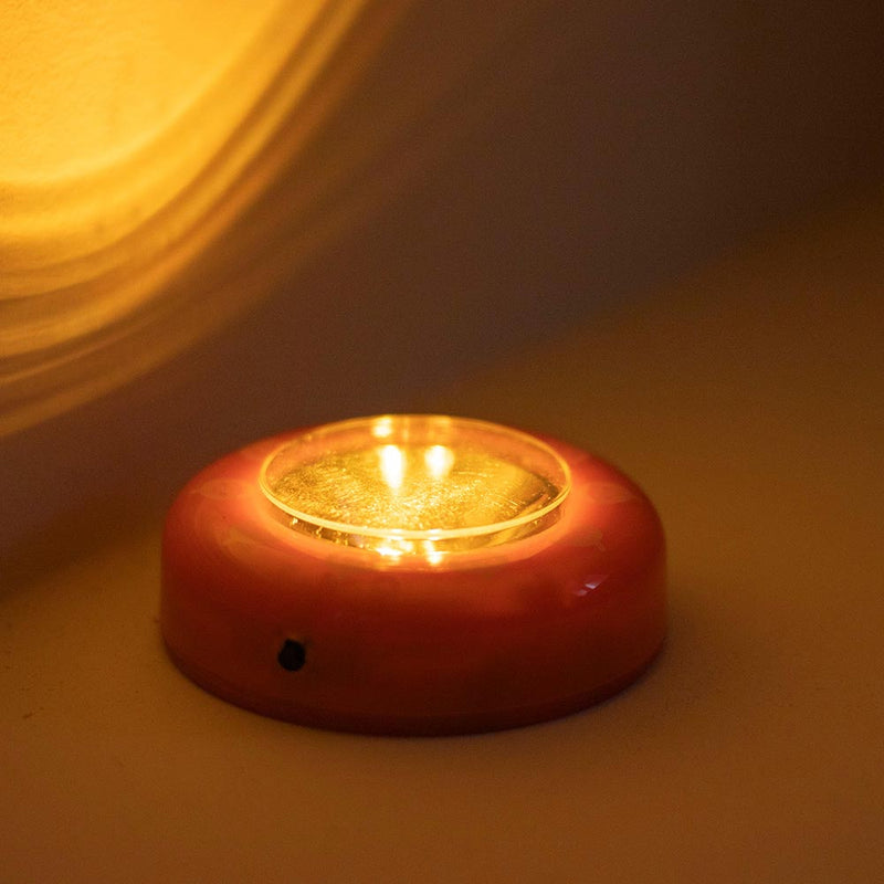 Yellow Flickering Pumpkin Light