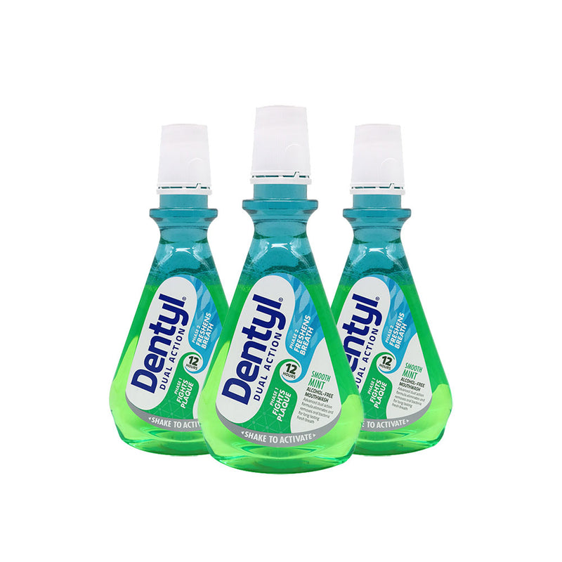 Dentyl Dual Action Smooth Mint Mouthwash 500ML