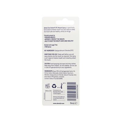 Dentyl Dual Action Smooth Mint Mouth Spray 9ML