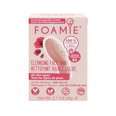 Foamie Cleansing Face Bar with Rose Oil 60g