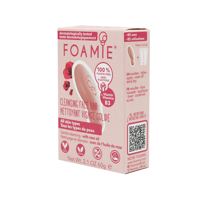 Foamie Cleansing Face Bar with Rose Oil 60g
