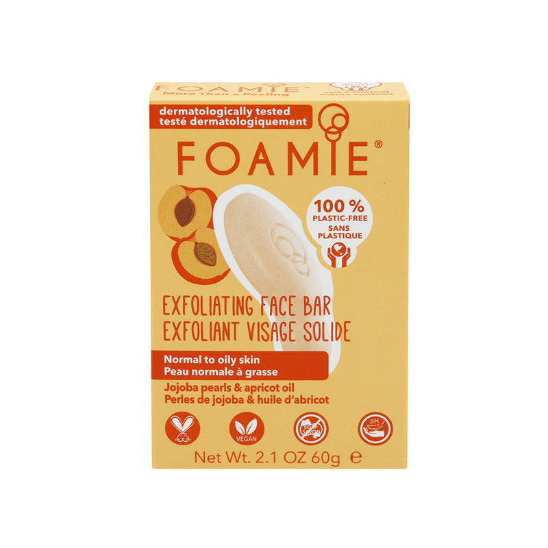 Foamie Exfoliating Face Bar Jojoba Pearls & Apricot Oil 60g
