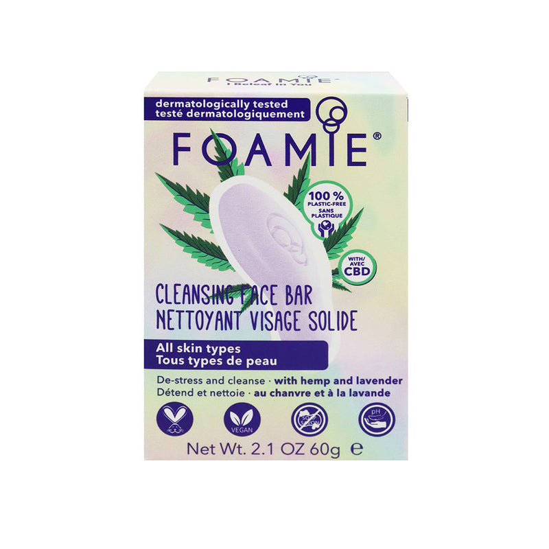 Foamie Cleansing Face Bar Hemp & Lavender Oil 60g