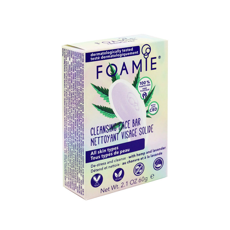 Foamie Cleansing Face Bar Hemp & Lavender Oil 60g