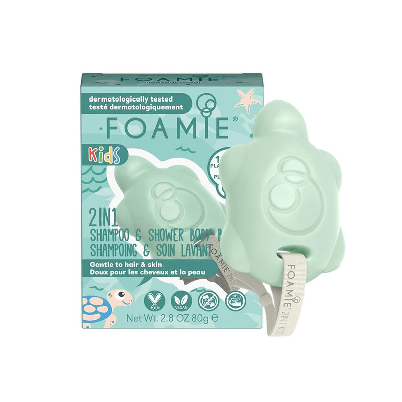 Foamie 2in1 Shampoo & Shower Body Bar For Kids Green