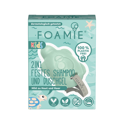 Foamie 2in1 Shampoo & Shower Body Bar For Kids Green
