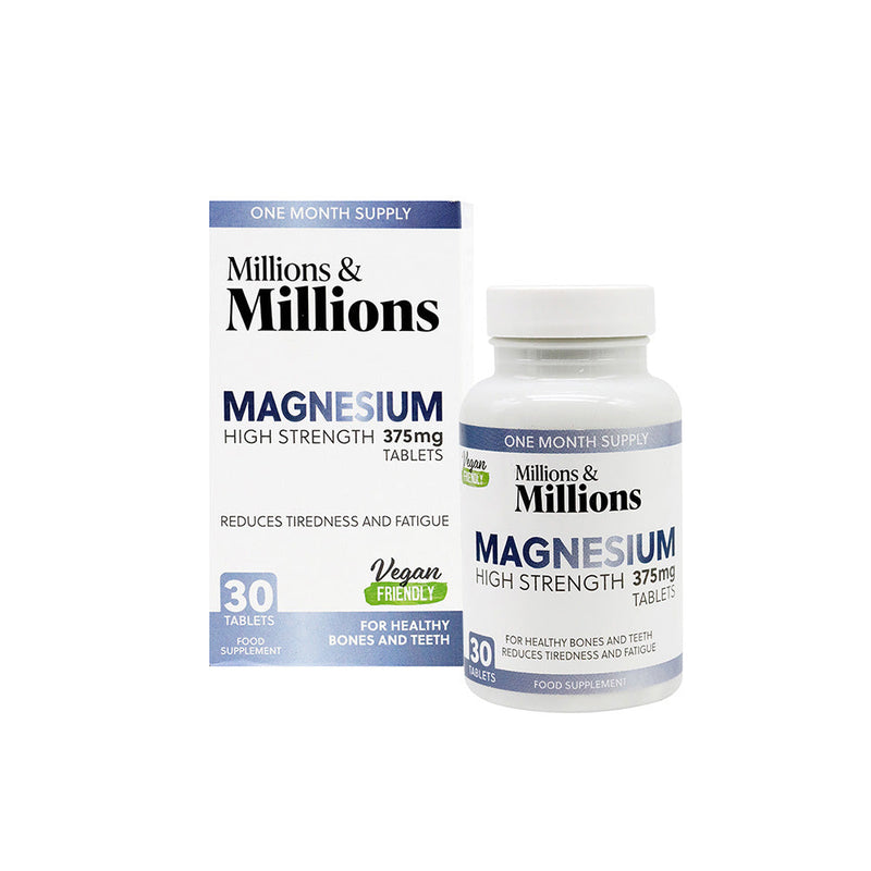 Millions & Millions Magnesium High Strenght 375mg 30 Tablets