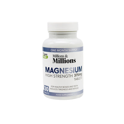 Millions & Millions Magnesium High Strenght 375mg 30 Tablets