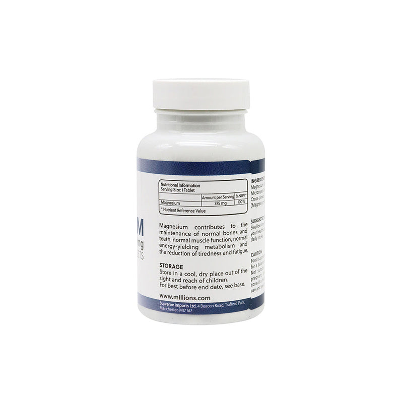 Millions & Millions Magnesium High Strenght 375mg 30 Tablets