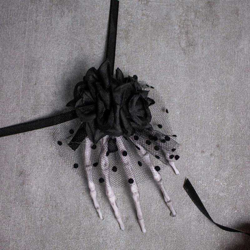 Halloween Skeleton Hand Clip 10.7x6cm