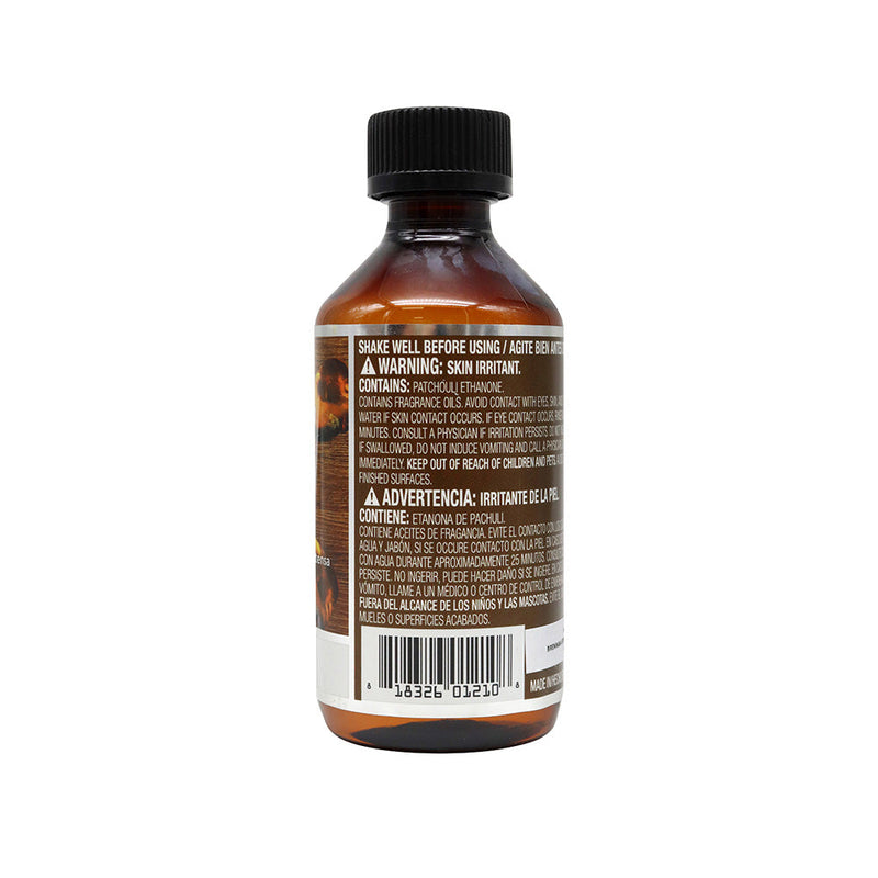 Highly Fragranced Warming Oil Teakwood & Amber 150ML