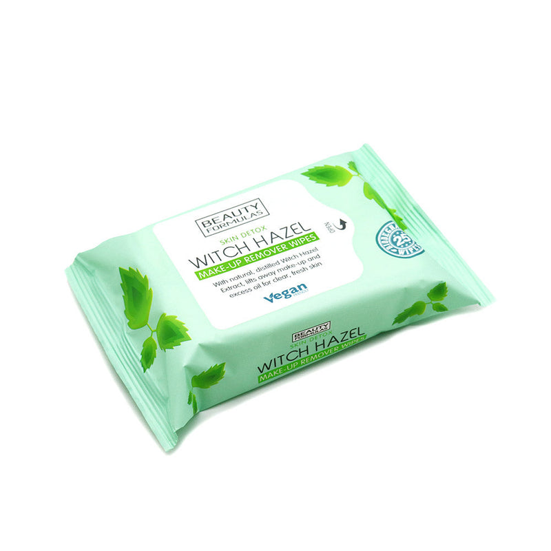 Beauty Formulas Witch Hazel Make-Up Remover Wipes
