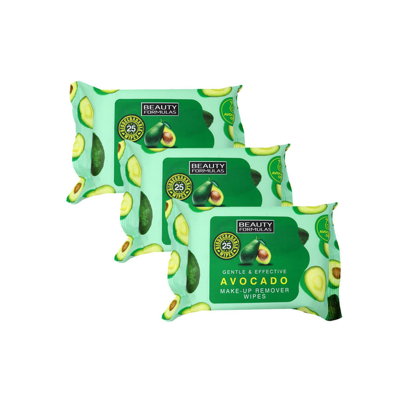 Beauty Formulas Avocado Make-Up Remover Wipes