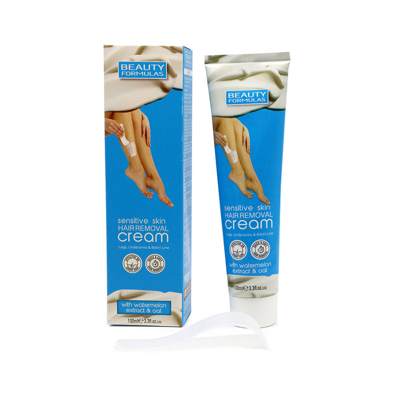 Beauty Formulas Hair Removal Cream Sensitive Skin 100ML