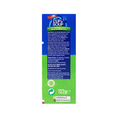 Batchelors Cup A Soup Cream Vegetable 4Pack