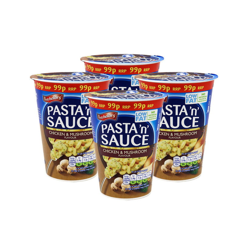 Batchelors Pasta & Sauce Chicken & Mushroom Flavour 65g x 4Pack