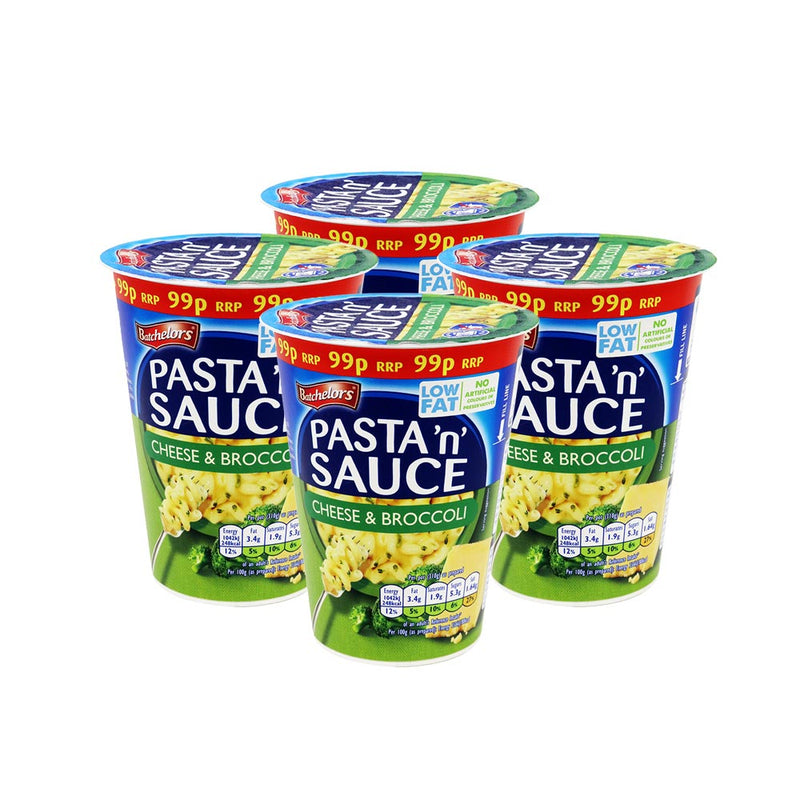 Batchelors Pasta & Sauce Cheese & Broccoli Flavour 65g x 4Pack