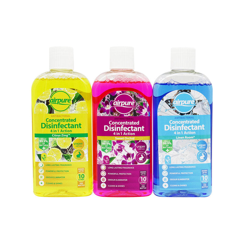 Airpure Antibacterial 4 In 1 Action Concentrated Disinfectant 240ML