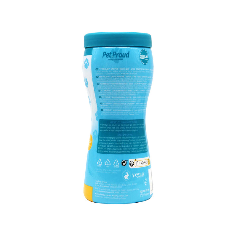 AirPure Pet Proud Carpet Freshener Wild Country Flowers 500g