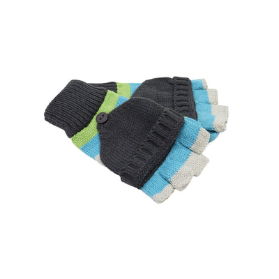 Kids Knit Gloves With Buttom 20CM