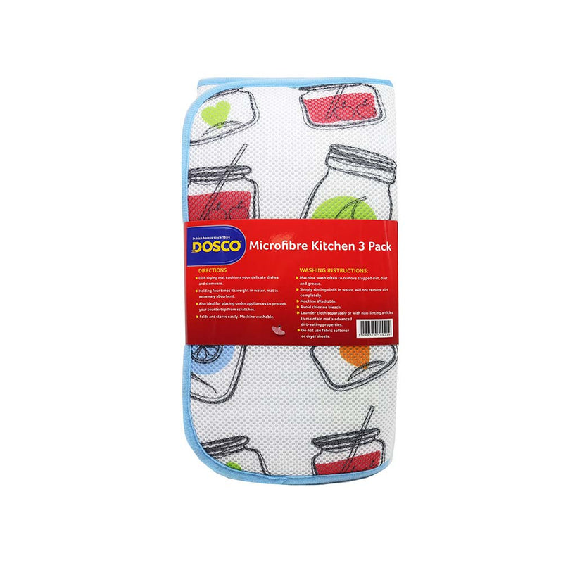 Microfibre Kitchen Towel Set 3Pack x 2PK