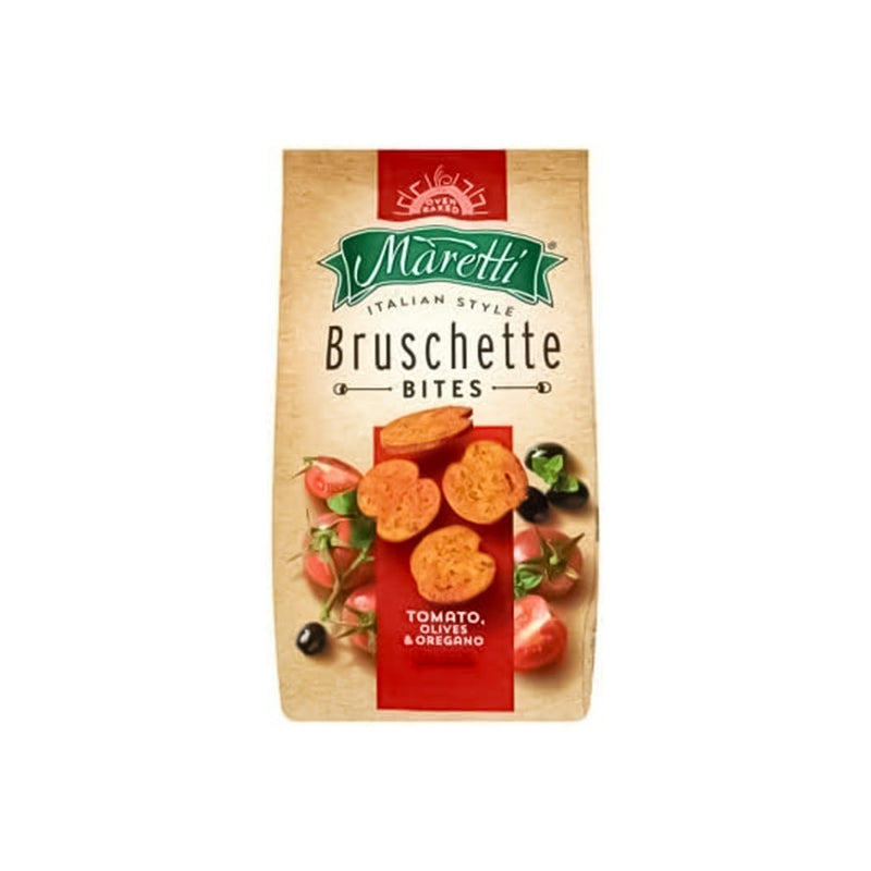 Maretti Bruschette Tomato Olives & Oregano Chips 70g