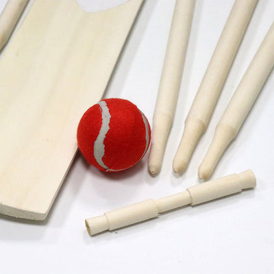 Wooden Cricket Bat and Ball Set