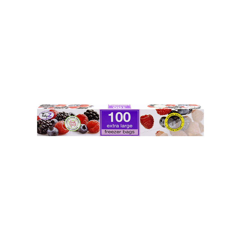 TidyZ 100 Extra Large Fridge Freezer Food Bags
