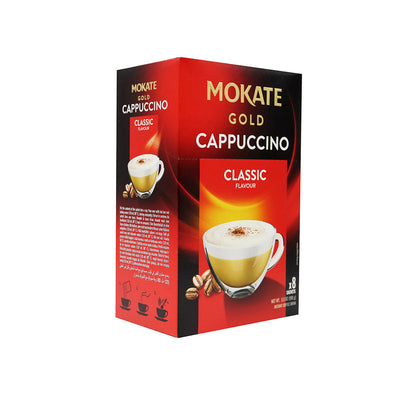 Mokate Gold Cappuccino Classic Flavour Instant Coffee 8S