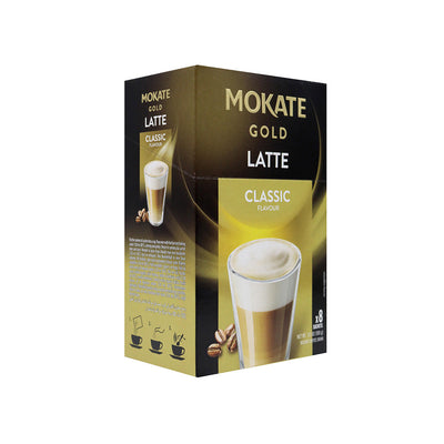 Mokate Gold Latte Classic Flavour Instant Coffee 8S