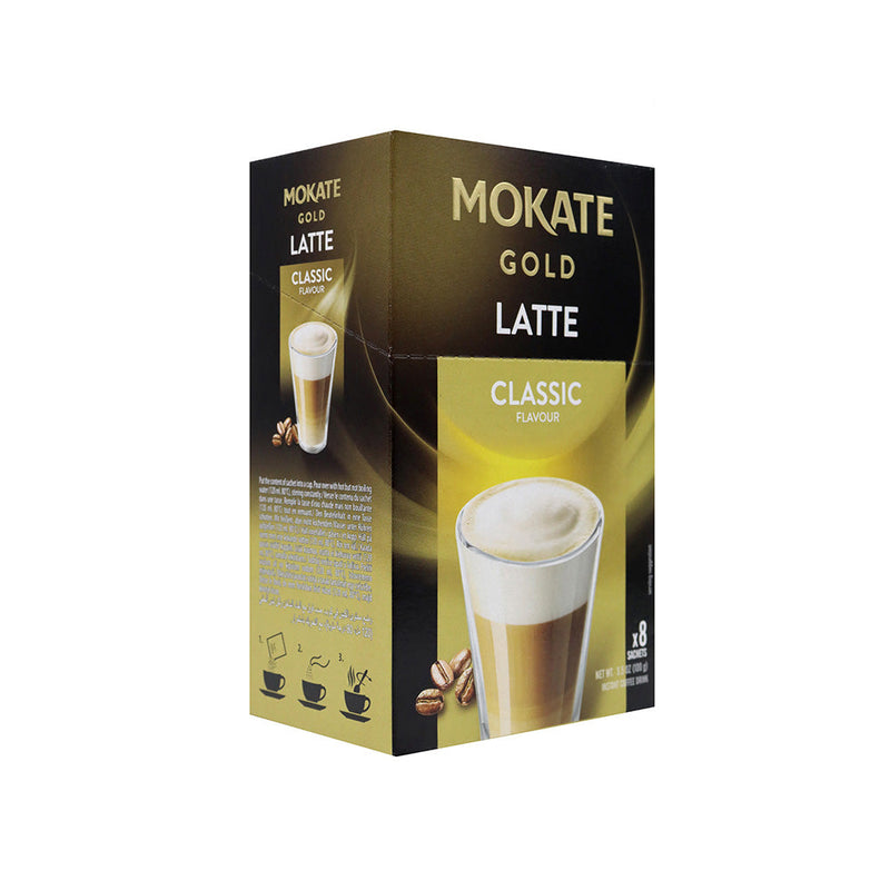 Mokate Gold Latte Classic Flavour Instant Coffee 8S
