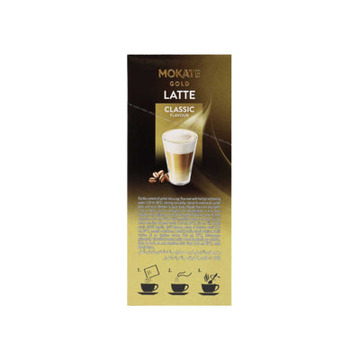 Mokate Gold Latte Classic Flavour Instant Coffee 8S