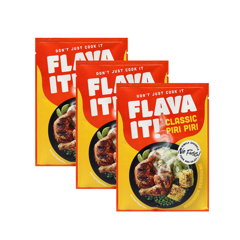 Flava It Piri Piri Marinade Seasoning 35g x 3Pack