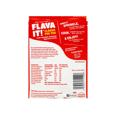 Flava It Piri Piri Marinade Seasoning 35g