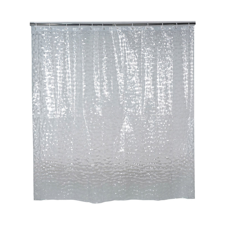 3D Fish Scale Peva Shower Curtain 180cmx180cm