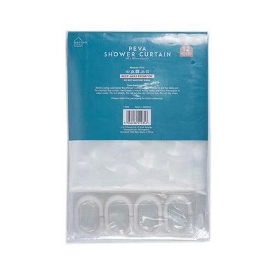 3D Fish Scale Peva Shower Curtain 180cmx180cm