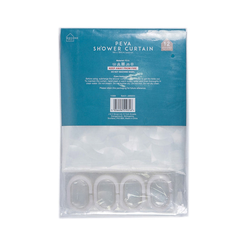 3D Fish Scale Peva Shower Curtain 180cmx180cm