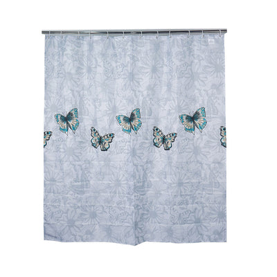 Flying Butterfly Shower Curtain 180cmx180cm