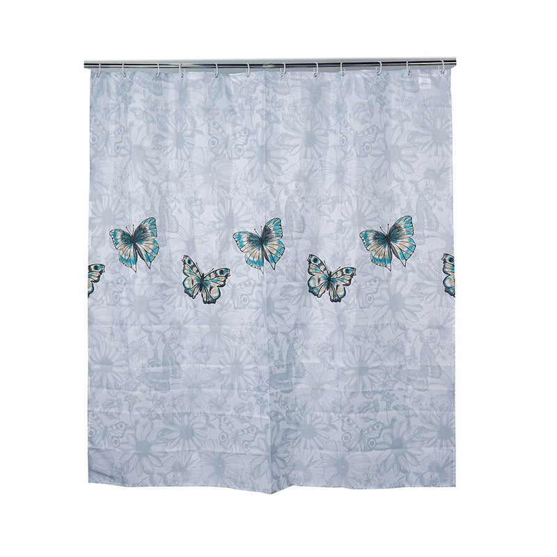 Flying Butterfly Shower Curtain 180cmx180cm
