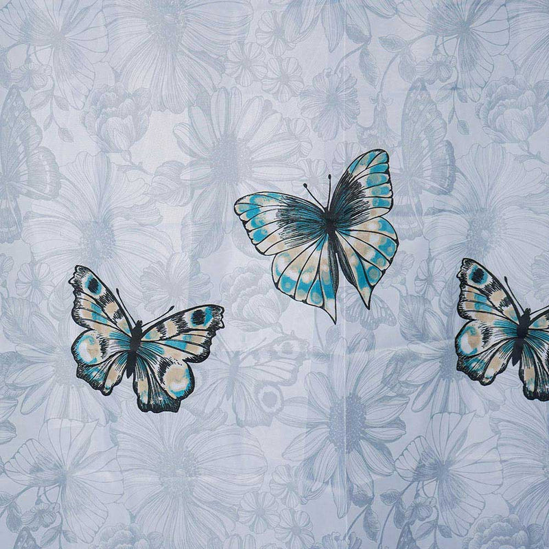 Flying Butterfly Shower Curtain 180cmx180cm