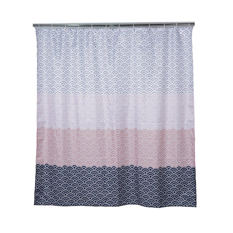 Colour Stripes Shower Curtain 180cmx180cm