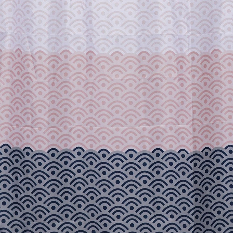 Colour Stripes Shower Curtain 180cmx180cm